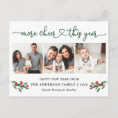 書道ハート詳細応援ホリー3写真 ポストカード (正面)