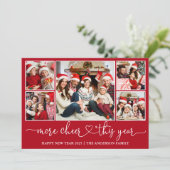 書道ハート詳細応援赤5写真 シーズンカード (スタンド正面)