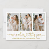 書道ハート詳細応援3 Photo金ゴールド シーズンカード (正面)