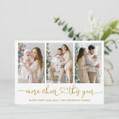 書道ハート詳細応援3 Photo金ゴールド シーズンカード (スタンド正面)