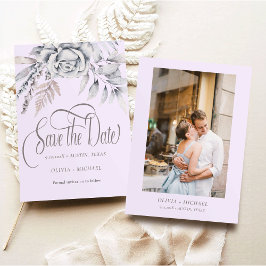 書道パステルベージュフラワーザデイト セーブザデート