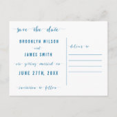 書道ビーチ日付はがきを保存 案内ポストカード (裏面)