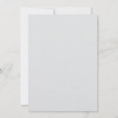 書道ファンシーを愛すモダンる結婚もの 招待状 (裏面)