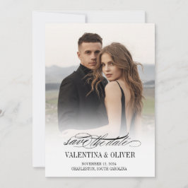 書道フォトウェディング日付カードを保存 セーブザデート