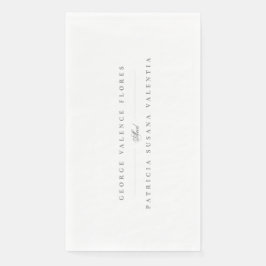 書道フォーマル優雅な結婚式