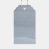 書道フローラありがとうハートブルーID771 ギフトタグ (裏面)