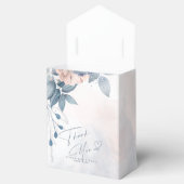 書道フローラありがとうハートブルーID771 フェイバーボックス (オープン)