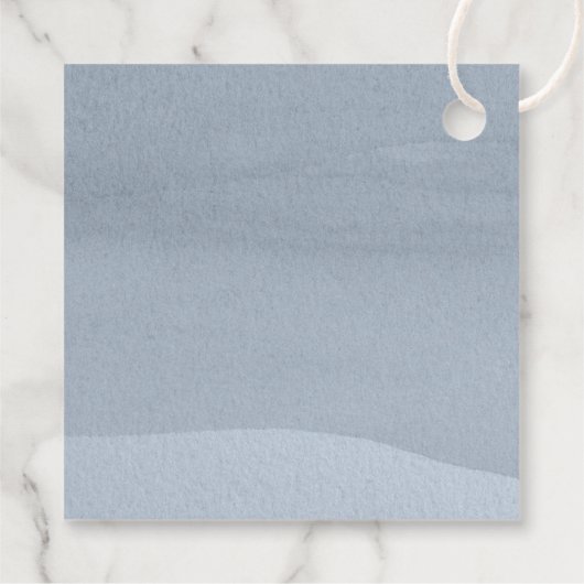 書道フローラありがとう埃っぽい青ID771 フェイバータグ (裏面)