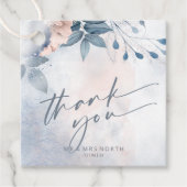 書道フローラありがとう埃っぽい青ID771 フェイバータグ (正面)