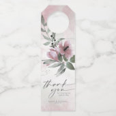 書道フローラありがとうMauve ID771 ボトルネックタグ (正面)