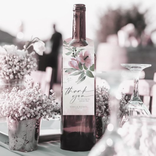 書道フローラありがとうMauve ID771 ボトルネックタグ