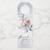 書道フローラサンキューブルーID771 ボトルネックタグ (正面)