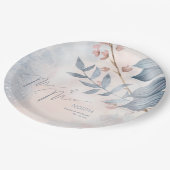 書道フローラダスティブルー夫妻ID771 ペーパープレート (アングル)