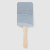 書道フローラ結婚のセレモニー青ID771 ハンドファン (裏面)