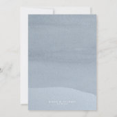 書道フローラ結婚のメニューブルーID771 (裏面)