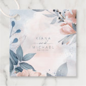 書道フローラ結婚の埃っぽい青ID771 フェイバータグ (正面)