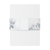 書道フローラ結婚の青ID771 招待状ベリーバンド (裏面例)