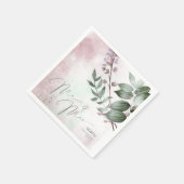 書道フローラMauve ID771 スタンダードカクテルナプキン (角)