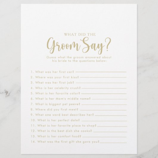 書道ブライダルシャワー新郎は何と言った (正面)