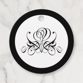 書道ブラックバラ結婚ズ フェイバータグ