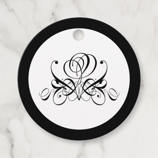 書道ブラックバラ結婚ズ フェイバータグ (正面)