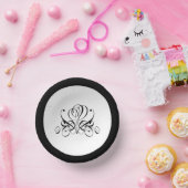 書道ブラックバラ結婚ズ ペーパーボウル (パーティー)