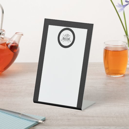 書道ブラックバラ結婚ズ 台座サイン (インサイチュ)