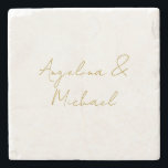 書道プロフェッショナルエレガント金ゴールド色 ストーンコースター<br><div class="desc">美しい筆跡で美しい書道をお探しですか？このシンプルデザインは目を引く。この商品は見る人にすぐに感動を与える。そして素晴らし風情のあるデザインは、すぐにあなたの人間関係と家族の質を反映する。</div>