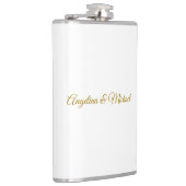 書道プロフェッショナルエレガント金ゴールド色 フラスク (右)