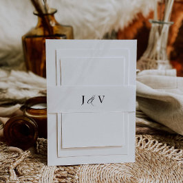 書道ベリーバンド結婚式招待状J102 招待状ベリーバンド