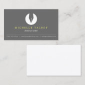 書道ペンNIBロゴ5 (作家またはライター用) 名刺 (正面/裏面)