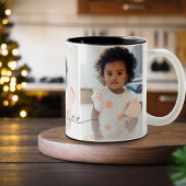 書道ホリデーラブ3枚 ツートーンマグカップ