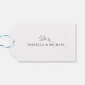 書道ボタニッ結婚クありがとう ギフトタグ (裏面横)