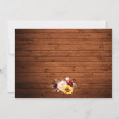 書道ミッ結婚トフローラの木の写真3 サンキューカード (裏面)