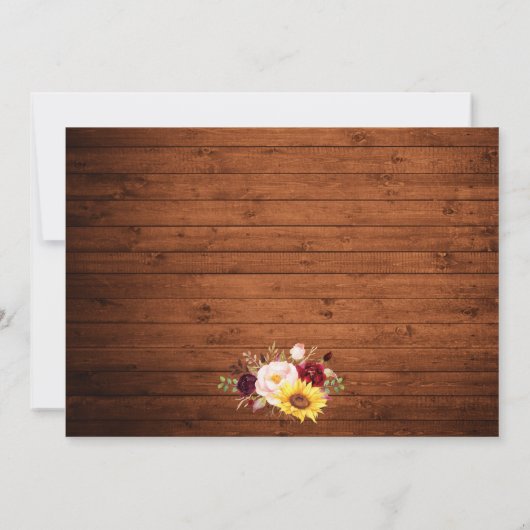 書道ミッ結婚トフローラの木の写真3 サンキューカード (裏面)