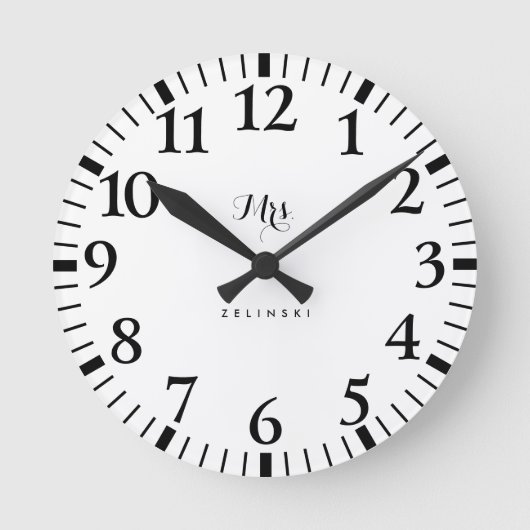 書道ミニファンシーマリストの壁を脚色 ラウンド壁時計 (正面)