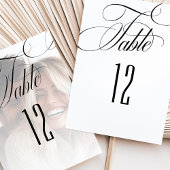 書道ミニマリスト表番号カード 招待状