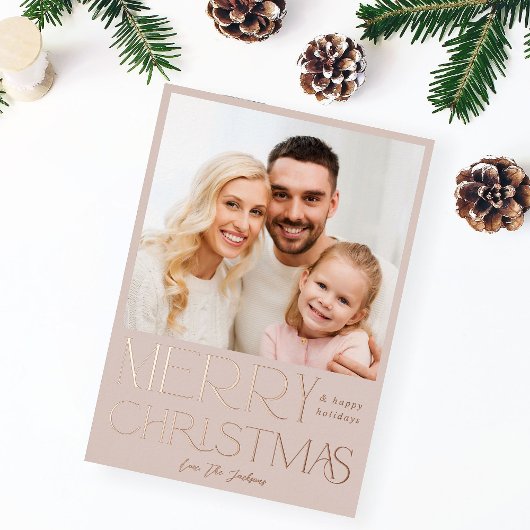 書道メリーエレガントクリスマスの写真 箔招待状