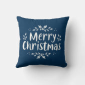 書道メリーエレガントスクリスマスホリーベリー クッション (裏面)