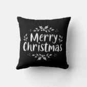 書道メリーエレガントスクリスマスホリーベリー クッション (裏面)