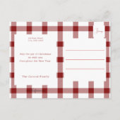 書道メリークリスマス2枚写真 シーズンポストカード (裏面)