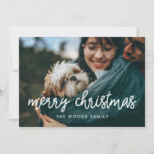 書道メリーモダンクリスマスの写真 シーズンカード