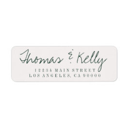 書道モダンのウェディングラベル ラベル