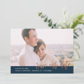 書道モダンの写真が日付を保存 セーブザデート (スタンド正面)