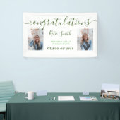 書道モダンの台本の卒業2写真 横断幕 (トレードショー)