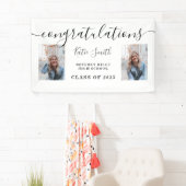 書道モダンの台本の卒業2写真 横断幕 (インサイチュ)