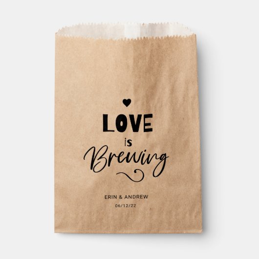 書道モダンの愛が醸造さ結婚れる フェイバーバッグ (正面)