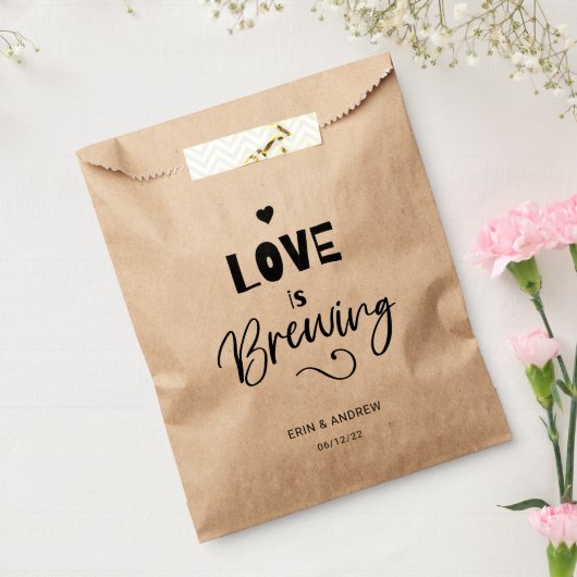 書道モダンの愛が醸造さ結婚れる フェイバーバッグ (封をした状態)