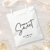 書道モダンの愛は甘結婚い フェイバーバッグ (クリップ留めされた状態)