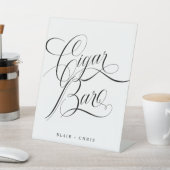 書道モダンの結婚葉巻バー結婚のサイン 台座サイン (インサイチュ)